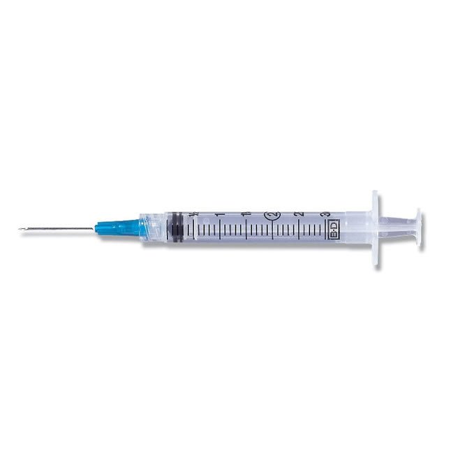Syringe & Needle Hypo 3Cc 20X1.5In L/LBecton Dickinson