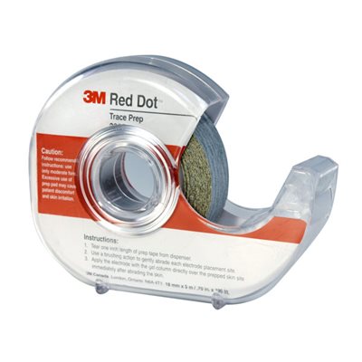Tape Skin Prep Electrode W/Dispenser Red Dot3M