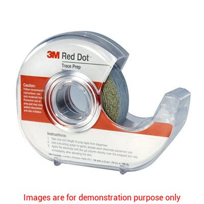 Tape Skin Prep Electrode W/Dispenser Red Dot3M