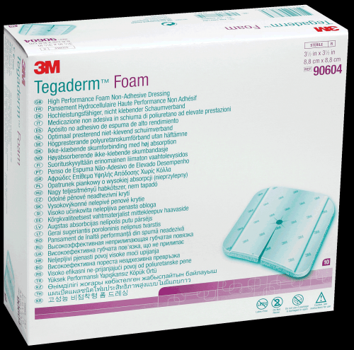 Tegaderm Foam Dressing Nonadhesive 3.5In X 3.5In3M