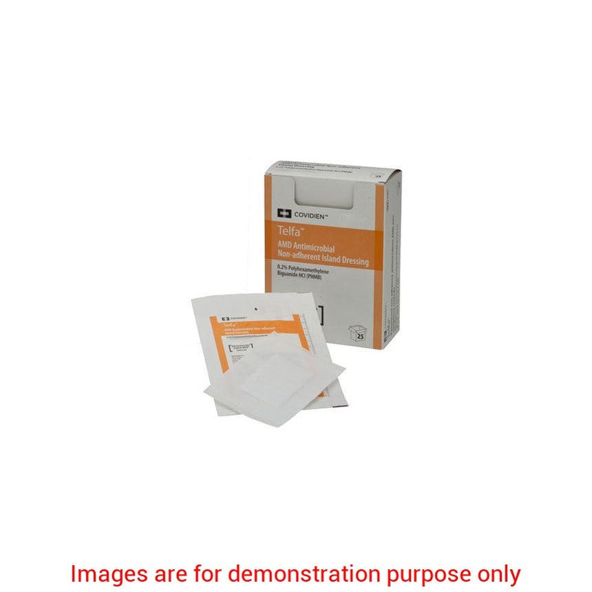 Telfa Antimicrobial Non Adherent Dressing, 4In X 5In, Sterile | Skin ...