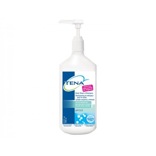 Tena Bodywash And Shampoo, 1000Ml Pump BottleTena