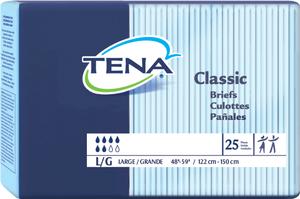 Tena Classic Brief, Large Size, 48In-59InTena
