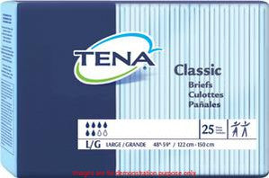 Tena Classic Brief, Large Size, 48In-59InTena