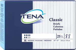 Tena Classic Brief, Medium Size, 34In-47InTena