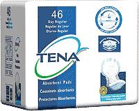 Tena Day Regular Pads W/ Wetness Indicator, BlueTena
