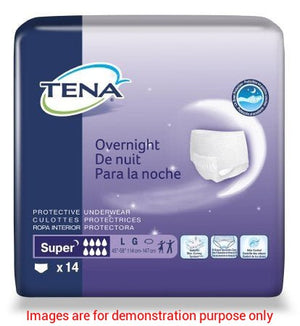 Tena Protective Underwear Overnight, Super, Medium (34" To 44".Tena