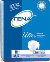 Tena Stretch Ultra Brief, Medium/Regular Size 33In-52InTena