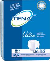 Tena Stretch Ultra Brief, Medium/Regular Size 33In-52InTena