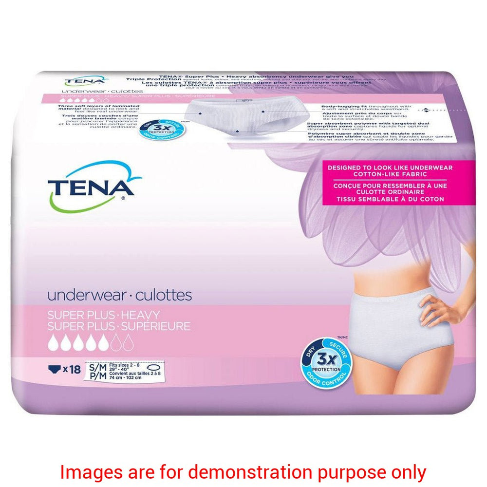 Tena Women'S Super Plus Absorbent Underwear Lg (37-50")Essity