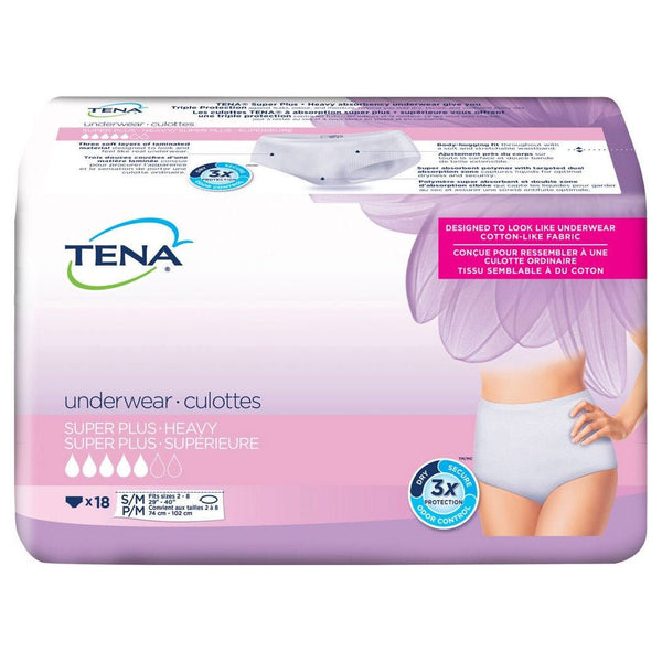 Tena Women'S Super Plus Absorbent Underwear Lg (37-50")Essity