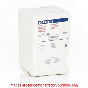 Topper 8 Swabs (4 Ply, Non-Sterile) 10Cm X 10CmJohnson & Johnson Systagenix
