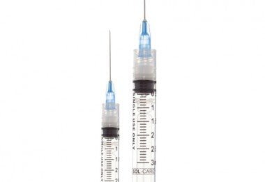 Tray/25 Sol-Care Syringe With Needle Safety Snap Type Flu Tray, 1Ml Syringe With 25G X 1"SOL-MILLENIUM MEDICAL INC