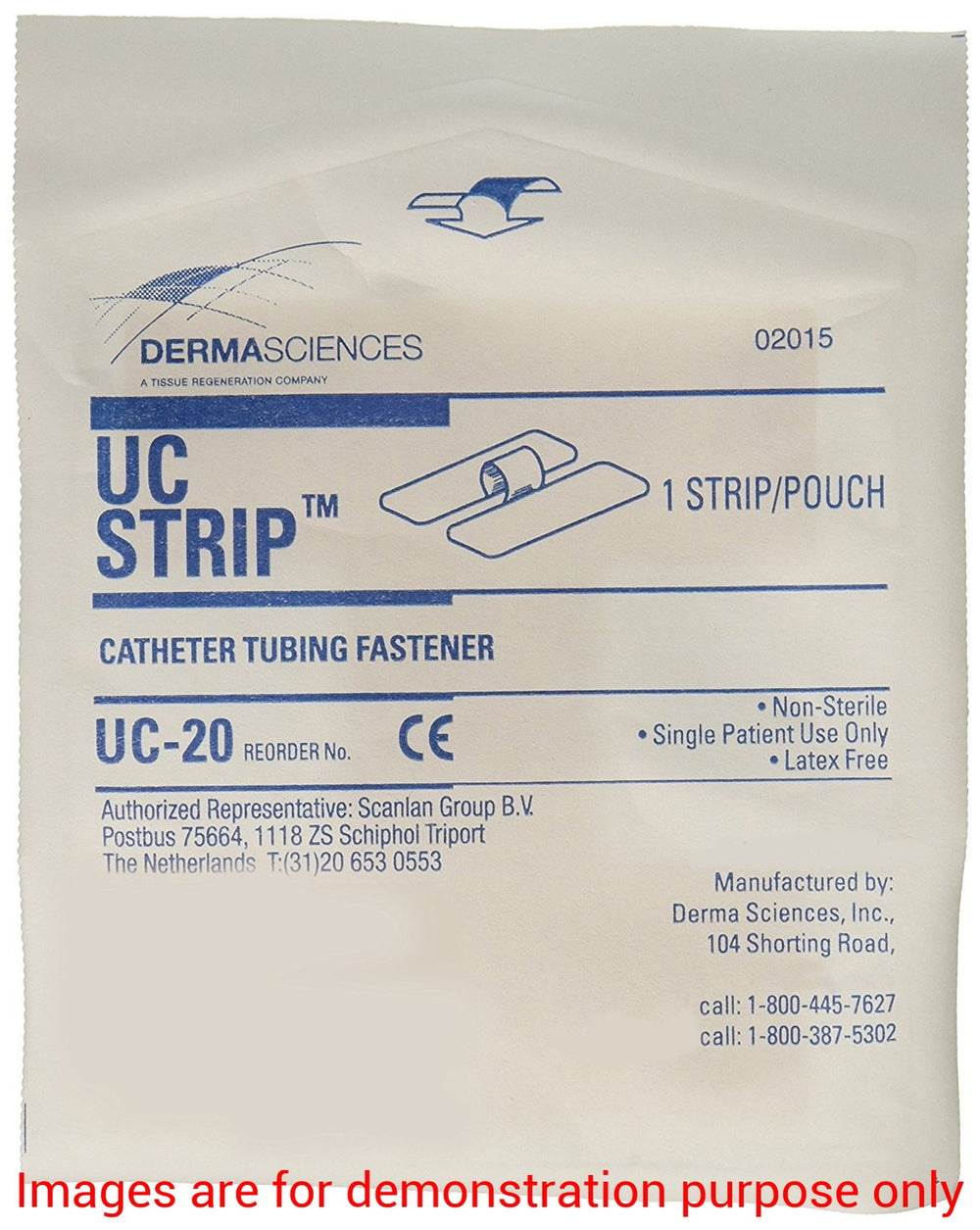 Uc Strip Catheter Tubing Fastener.Derma Science