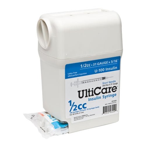 Ultiguard Syringe 31G, 5/16In, 0.5Cc (Non-Returnable)ULTIMED