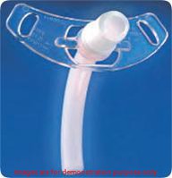Uncuffed D.I.C Tracheostomy Tube, Size 9Mm Id X 12-3/10 OdPortex