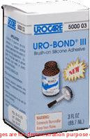 Uro-Bond Iii Brush On Adhesive, Size 3 Oz JarUrocare