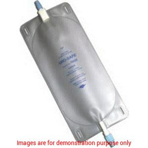 Uro-Safe Disposable Vinyl Leg Bag With Thumb Clamp, Size 32 Oz (Large)Urocare