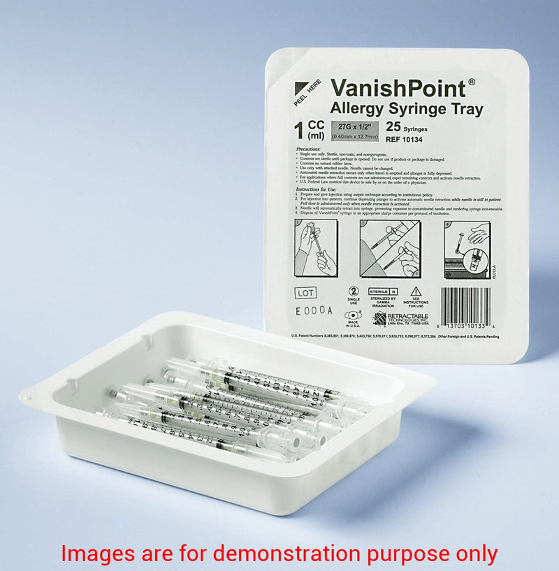 Vanishpoint Allergy Syringe TraysCardioMed