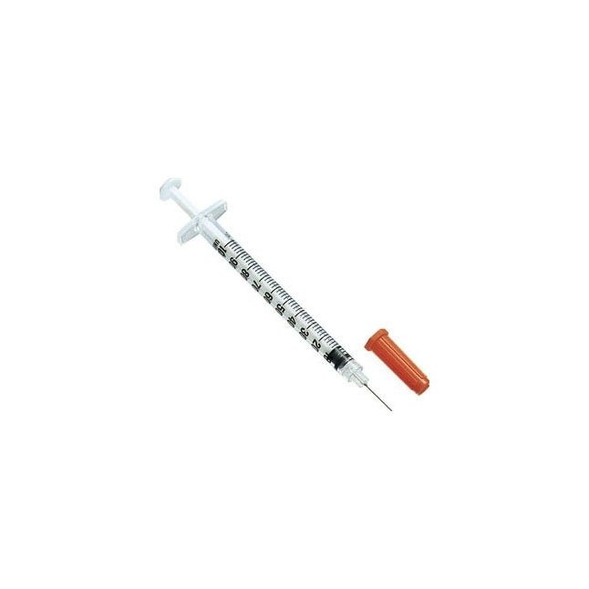 Vanishpoint Insulin Syringe With Needle, 1Ml Syringe With 29G X 0.5" Needle SterileCardioMed