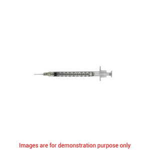 Vanishpoint Syringe With Needle, Retractable 1Ml Tb Syringe With 25G X 5/8" Needle, Sterile, SafetyCardioMed
