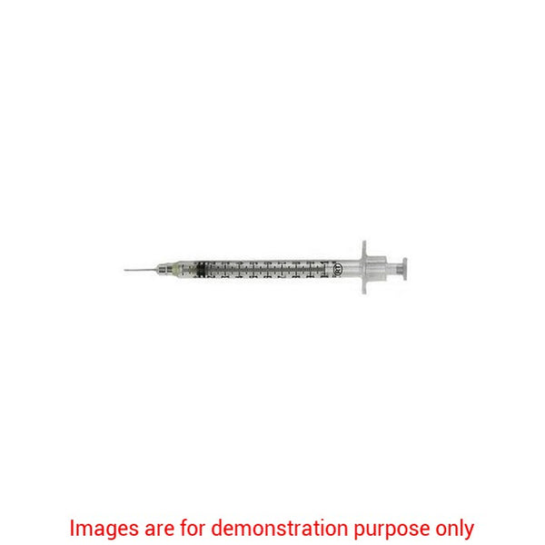 Vanishpoint Syringe With Needle, Retractable 1Ml Tb Syringe With 27G X 0.5" Needle, Sterile, SafetyCardioMed