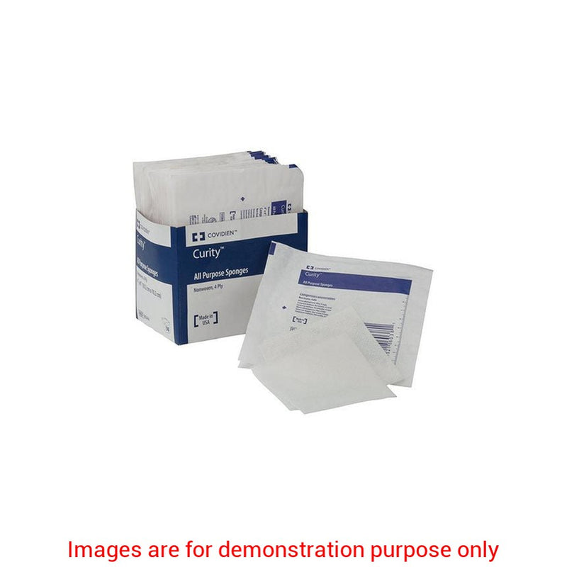 Versalon Non-Woven 4-Ply Sponge 3"X3" Sterile Lint-Free Rayon/Poly BlendCovidien / Medtronic