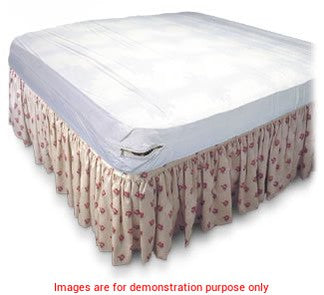 Vinyl Mattress Protector, Zippered, Twin, Ea/1AMG