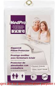 Vinyl Pillow Case For Pillow Proctector, Zipper Closure, Waterproof, 21In X 27In, Ea/1AMG