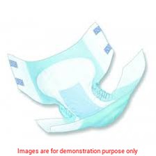 Wings Adult Quilted Briefs, Night-Time Absorbency, Large (45" To 58"), BlueCovidien / Medtronic