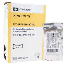 Xeroform Petrolatum Gauze, 1In X 8In, Sterile, Non-AdherentCovidien / Medtronic
