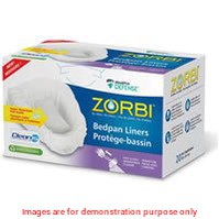 Zorbi Commode Liners W/ Drawstring Closure, Cleanis Technology, Bx/12AMG