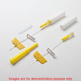 Saf-T-Intima Infusion Set W/ Y Adaptor Yellow, 24G X .75 (0.7Mm X 19Mm)