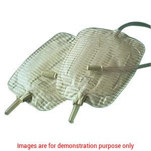 Conveen Security+ Contour Leg Bag With Fabric Straps, Size 26 Oz (750Ml)