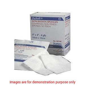 Dusoft Non-Woven Sponge 4In X 8In, 4Ply, Sterile