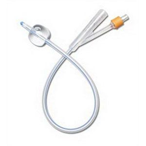 Medlineb. Industries 2-Way Silicone Foley Catheter 16Fr 30Cc Balloon Capacity, 100% Silicone, Latex-