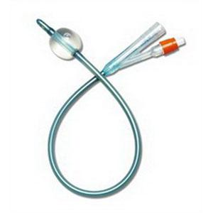 Silvertouch 2-Way Silver Hydrophillic Coated 100% Silicone Foley Catheter, 14Fr, 5Cc